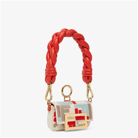 fendi pineapple bag charm worn|Nano Baguette Charm .